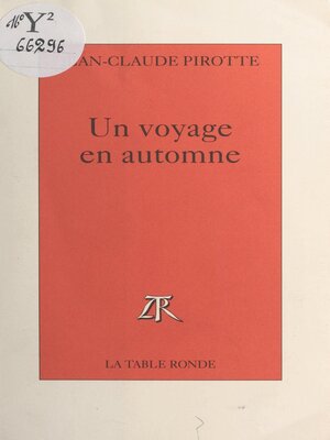 cover image of Un voyage en automne